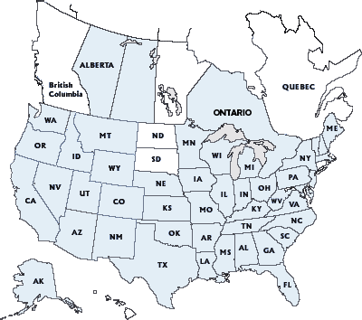 Map of low-cost pet clinics.